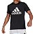 Camiseta Masculina Adidas D2M Logo Feelready Black - GT3109 - Imagem 1