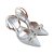 Sapato Feminino Suzana Santos Gliter Glamour New Prata 3645 - Imagem 2