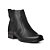 Bota Feminina Pegada Salto Baixo CB Burnished Preta - 282003 - Imagem 2