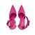 Sapato Feminino Bebecê Scarpin Nobuck Hyper Rosa - T9446 - Imagem 4