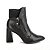 Bota Feminina Mississipi Berteli Cano Curto Preta - Q8501 - Imagem 1