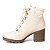 Bota Feminina Dakota Coturno com Salto Bloco Bege - G4564 - Imagem 4