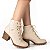 Bota Feminina Dakota Coturno com Salto Bloco Bege - G4564 - Imagem 5