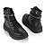 Bota Infantil Feminina Pink Cats Coturno Preta - V3381 - Imagem 2