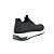 Tênis Feminino Jorge Bischoff Knit Brilhos Preto - J148 - Imagem 3