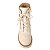 Bota Feminina Dakota Coturno Tule Bege - G5921 - Imagem 5