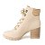 Bota Feminina Dakota Coturno Salto Bloco Bege - G583 - Imagem 3