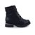 Bota Feminina Piccadilly Maxi Coturno Preta - 7350 - Imagem 1