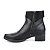 Bota Feminina Mississipi Cano Baixo Berteli Preta - Q8463 - Imagem 3