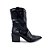 Bota Feminina Suzana Santos Western Verniz Preta - 50317 - Imagem 1