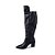 Bota Feminina Lugo Cano Longo Couro Over Venetto Preta -2321 - Imagem 3