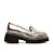 Sapato Feminino Cecconello Moccassim Cristal Prata - 2140002 - Imagem 1