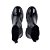 Bota Feminina Carrano Cano Baixo Verniz Show Preta - 486001C - Imagem 4