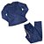 Pijama Feminino Recco Longo Fleece Luar Azul - 1527 - Imagem 4