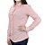 Camisa Feminina Dudalina ML Slim Listrada Laranja - 530428 - Imagem 4
