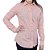 Camisa Feminina Dudalina ML Slim Listrada Laranja - 530428 - Imagem 2