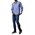 Camisa Masculina Dudalina ML Wrinkle Free Comfort Azul Claro - 530103 - Imagem 2