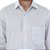 Camisa Masculina Dudalina ML Comfort Listra Branca - 530427 - Imagem 4