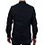 Camisa Masculina Dudalina ML Slim Tricoline Preta - 530103 - Imagem 3