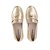 Sapato Feminino Via Marte Oxford Gold Dourado - 23-16903-01 - Imagem 4