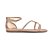 Sandália Feminina Dakota Rasteira Metalizada Rose - Y6513 - Imagem 1
