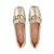 Mocassim Feminino Santinelli Canelado Champagne - 1526 - Imagem 4