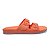 Chinelo Feminino Santa Lolla Slide Flat Laranja - 039D - Imagem 1