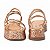 Sandália Feminina Dakota Flatform Metalizada Rosê - Y6571 - Imagem 4