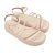 Sandália Feminina Ramarim Plus Sand Bege - 2339203 - Imagem 2