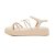 Sandália Feminina Ramarim Plus Sand Bege - 2339203 - Imagem 3
