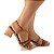 Sandália Feminina Mississipi Strass Caramelo - Q9701 - Imagem 6