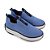 Tênis Feminino Giulia Domna Plataforma Knit Azul - 477013 - Imagem 2