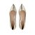 Sapato Feminino Bottero Couro Metal Dourado - 354805 - Imagem 4
