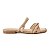 Chinelo Feminino Mississipi Slide Brilhos Bege - Q9663 - Imagem 1