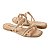 Chinelo Feminino Mississipi Slide Brilhos Bege - Q9663 - Imagem 2