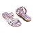 Chinelo Slide Infantil Feminino Pink Cats Rives Lilás - V373 - Imagem 2