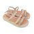Sandália Feminina Mississipi Flatform Pedrarias Bege - MI243 - Imagem 2