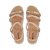 Sandália Feminina Mississipi Flatform Pedrarias Bege - MI243 - Imagem 4
