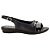 Sandália Feminina Piccadilly Slingback Preta - 5003 - Imagem 1