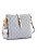 Bolsa Feminina Chenson Transversal Cinza -  84190 - Imagem 1