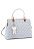 Bolsa Feminina Chernson Manograma Cristal Mão Cinza - 84188 - Imagem 1