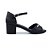Sandália Feminina Comfortflex Salto Bloco Preta - 2357 - Imagem 1