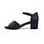 Sandália Feminina Comfortflex Salto Bloco Preta - 2357 - Imagem 3