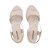 Sandália Feminina Comfortflex Salto Médio Bege - 2357 - Imagem 4