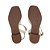 Sandália Feminina Modare Bico Quadrado Creme - 7169 - Imagem 5