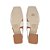 Sapato Feminino Faccine Bico Quadrado Off White - 9568 - Imagem 5