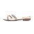 Sandália Feminina Beira Rio Bico Quadrado Strass Creme - 849 - Imagem 3