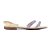 Sandália Feminina Beira Rio Bico Quadrado Strass Creme - 849 - Imagem 1