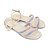 Sandália Feminina Beira Rio Bico Quadrado Strass Creme - 849 - Imagem 2