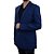 Blazer Masculino Dudalina Slim Linho Azul Plus Size - 666050 - Imagem 3